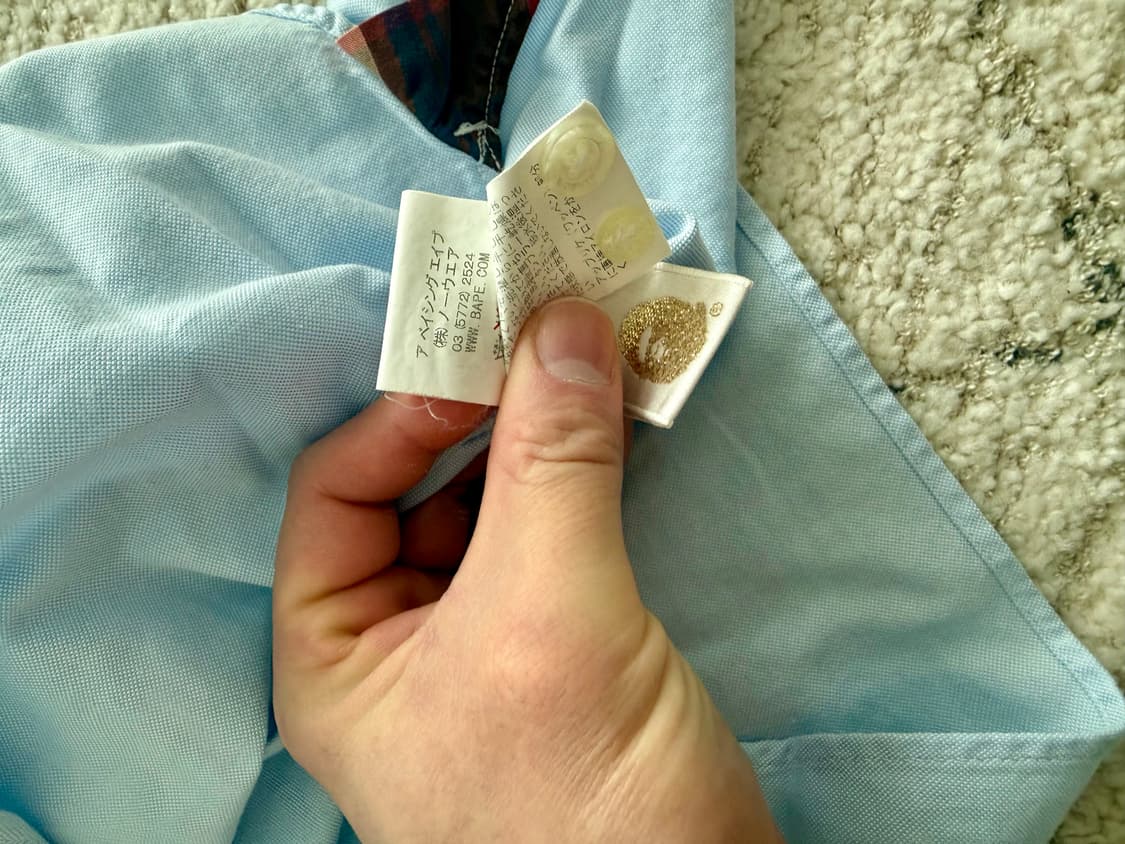 베이프 러브제네 셔츠 M 상품이미지3