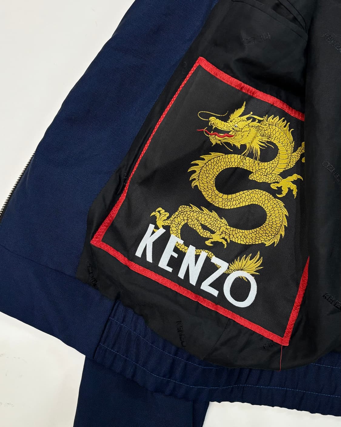 Kenzo 겐조 네이비 코튼 블루종 자켓 상품이미지6