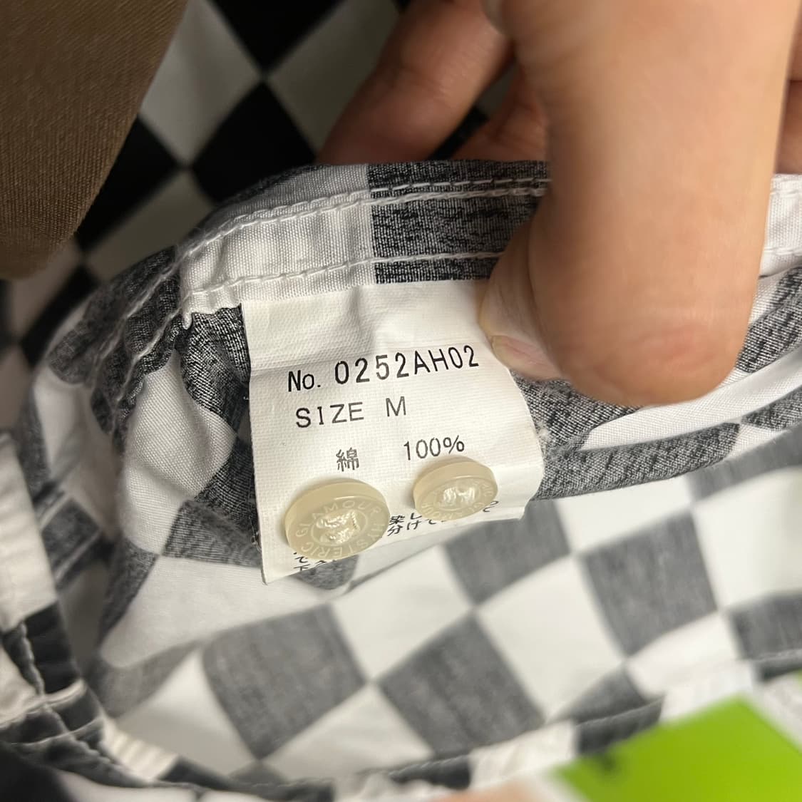 히스테릭글래머 체커보드 반팔 셔츠 상품이미지6