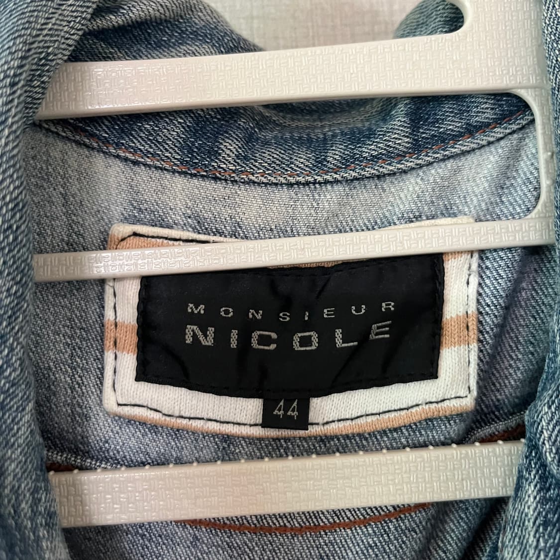 [MONSIEUR NICOLE] 타입2 스타일 워싱 데님자켓 상품이미지4