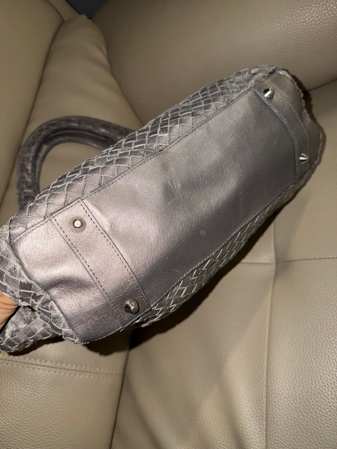 Metallic woven shoulder bag 상품이미지7