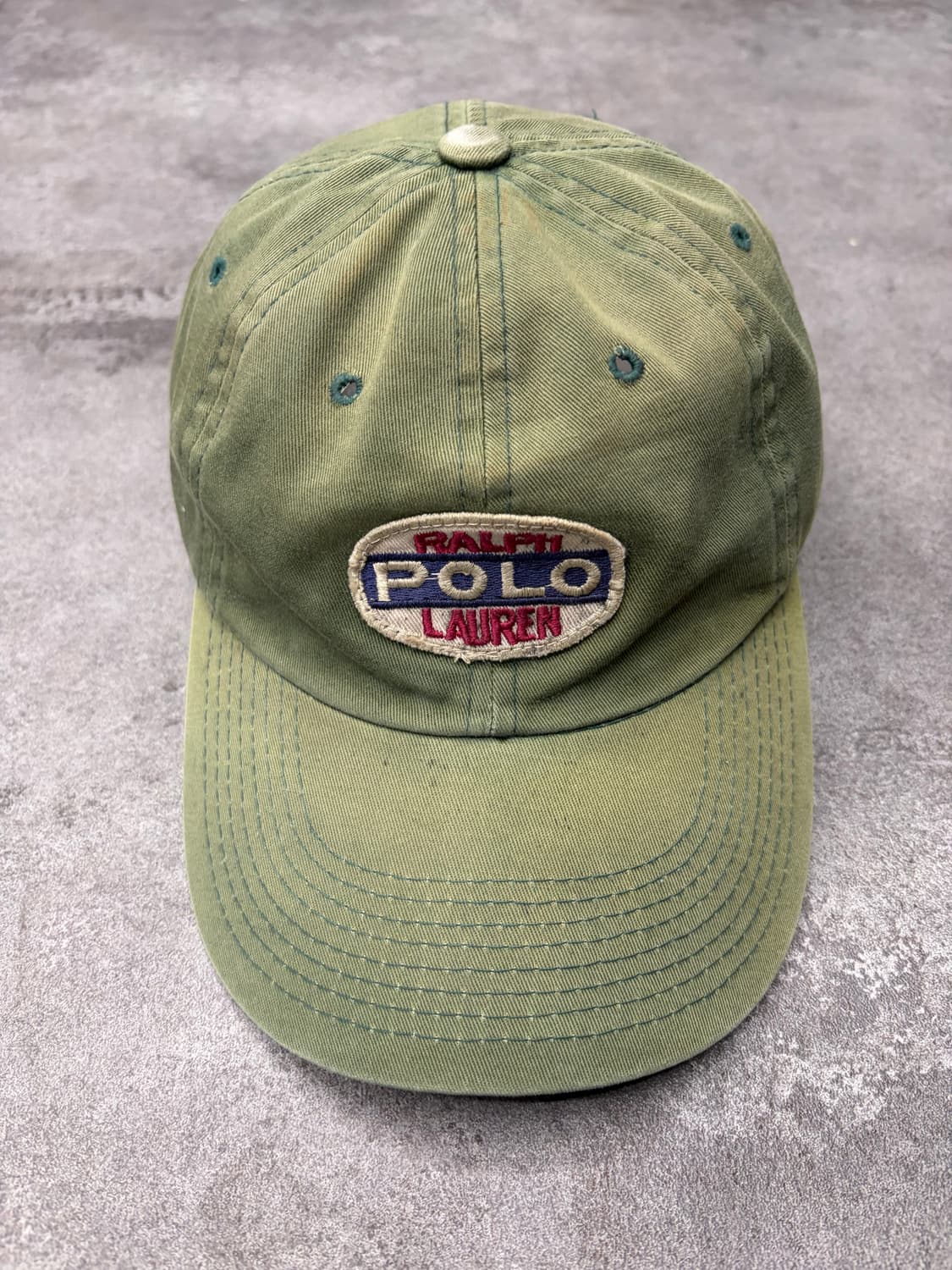 90s 폴로 랄프로렌 그린 볼캡 상품이미지2