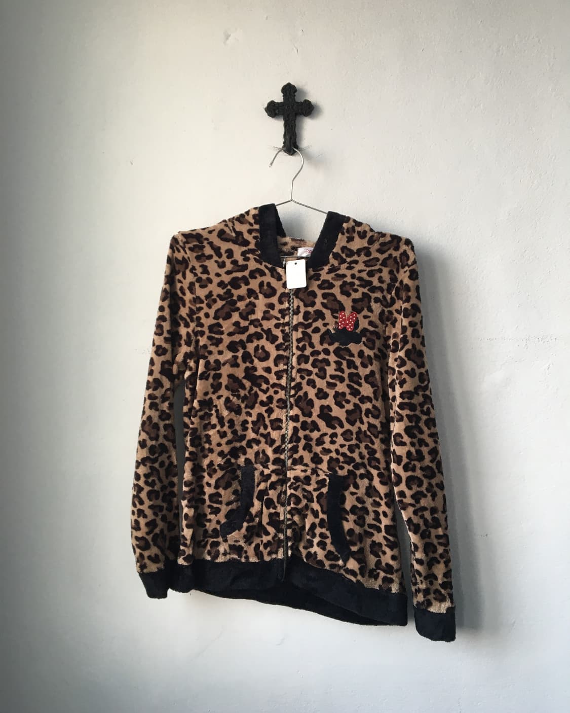 Disney leopard pattern cat ear hood zip  상품이미지2