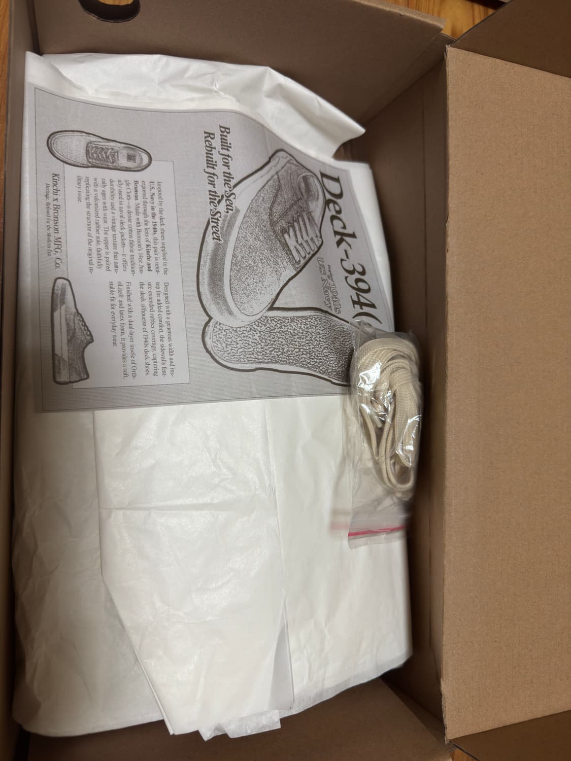 [킨치x브론슨] DECK - 394 (a) / NAVY /260 상품이미지3