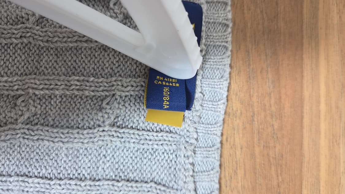 폴로 브이넥 니트  상품이미지5