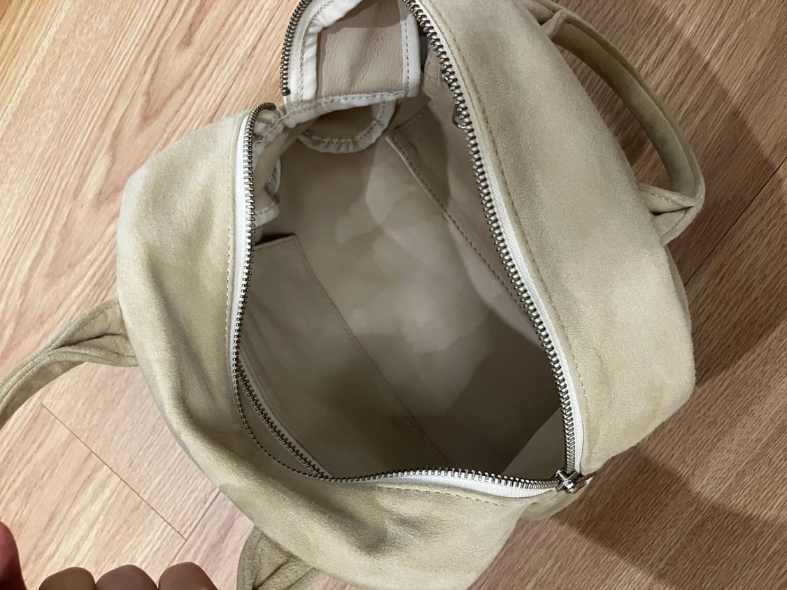 꼼데가르송 스웨이드백 베이지 S / 제니 가방 상품이미지3