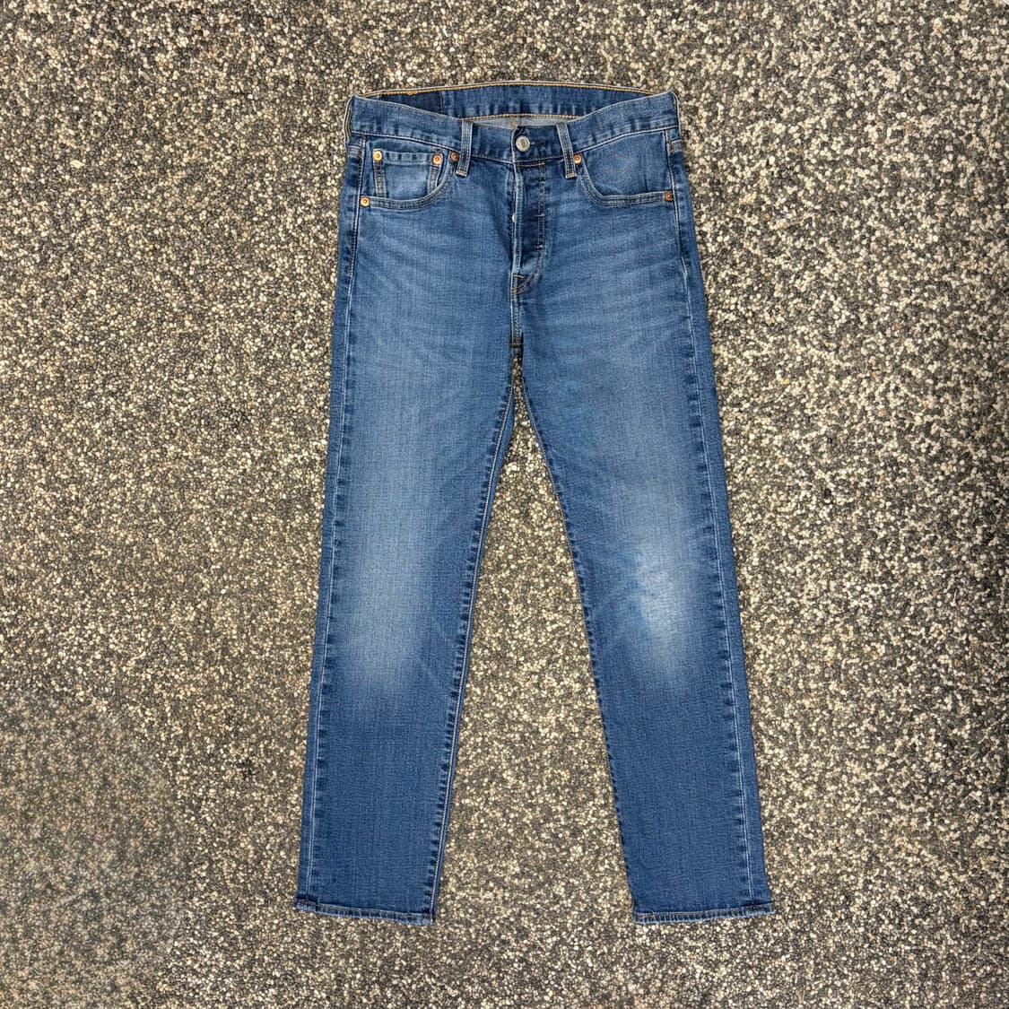 리바이스 501 미디엄 워시 데님 (28) 상품이미지5