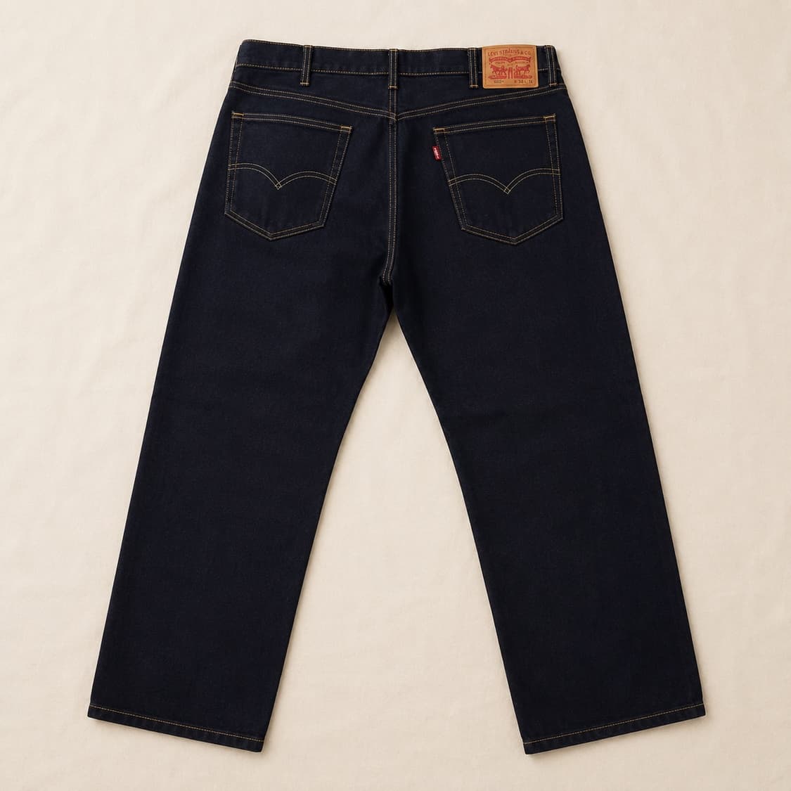W38) Levi’s 559 다크인디고 오렌지 스티치 스트레이트 데님 팬 상품이미지1