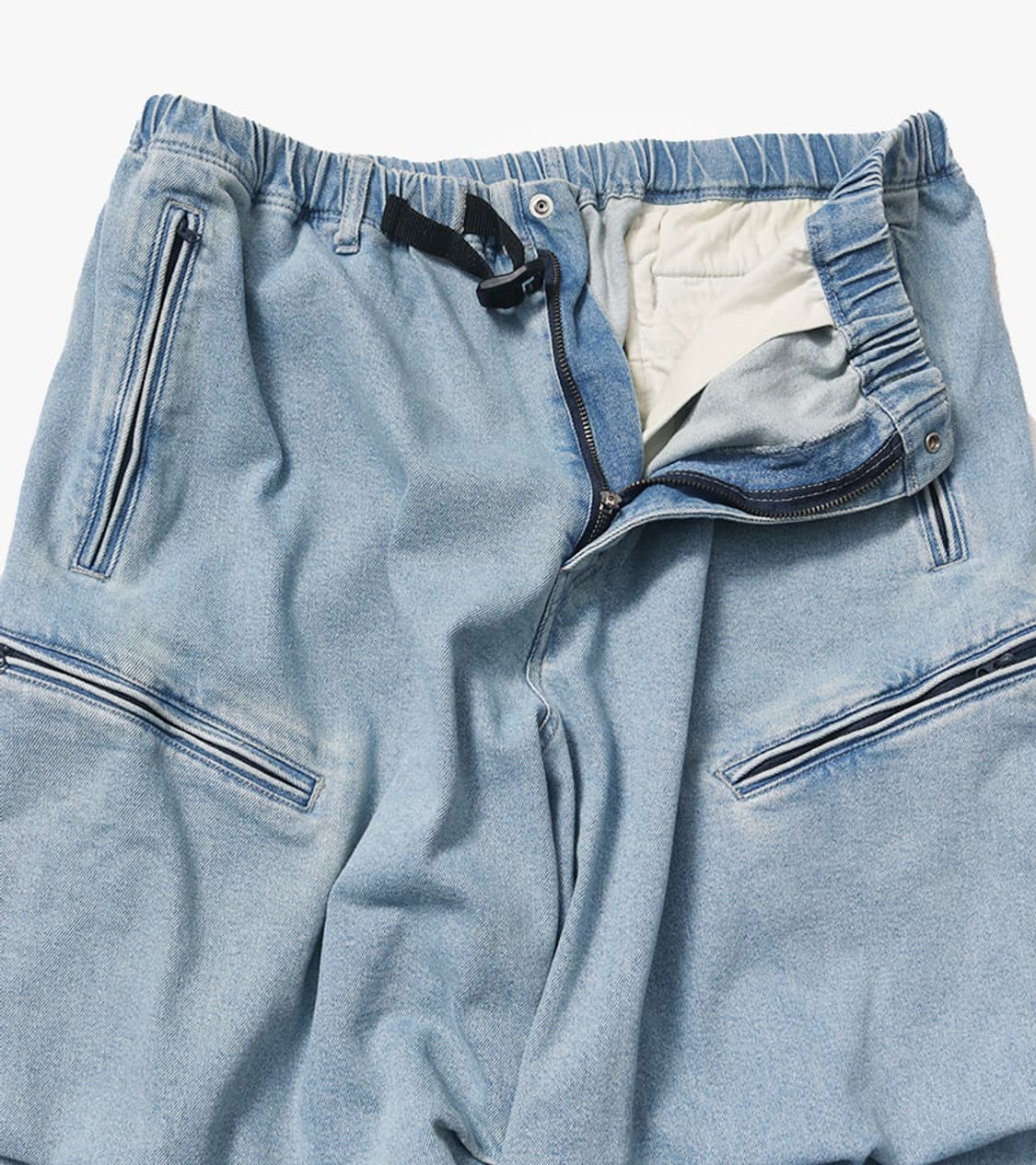 BEAMS - 24SS FADE DENIM CARGO PANTS 상품이미지4
