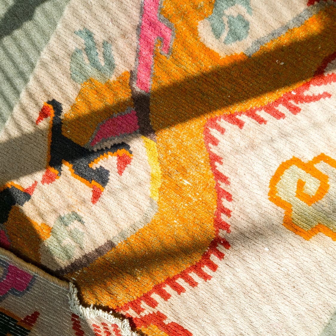 Vintage Tibetan Dragon Rug 상품이미지4