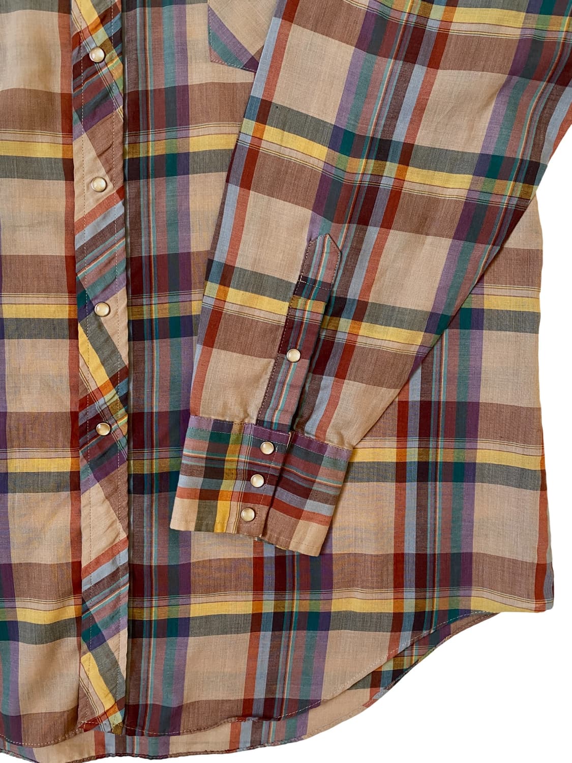 빈티지 체크 포켓 셔츠 (Man 2XL) AB1337 상품이미지4