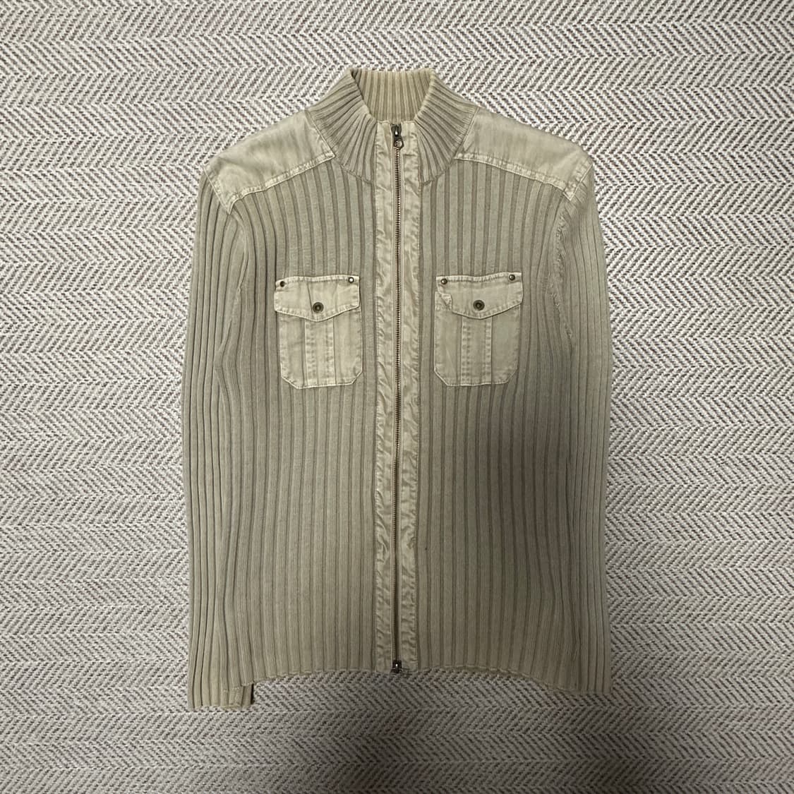 MEN'S BIGI knit zipup jacket 상품이미지1