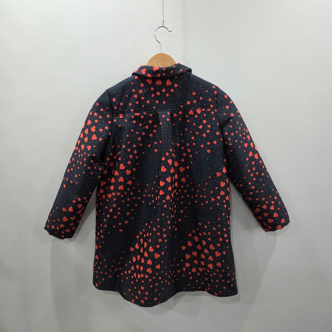 봉통 키즈 하트 프린트 코트 12 상품이미지4