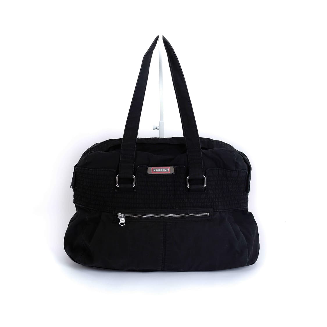 [DIESEL] 플라워 패턴 라이닝 블랙 코튼 숄더백 상품이미지8