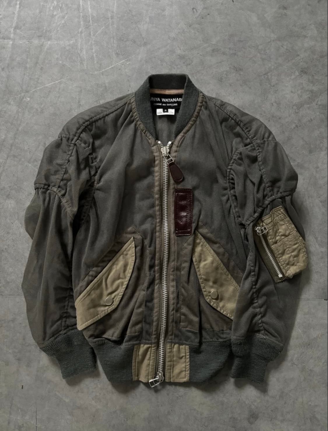 Junya Watanabe MA-1 Mesh Bomber Jacket 상품이미지1