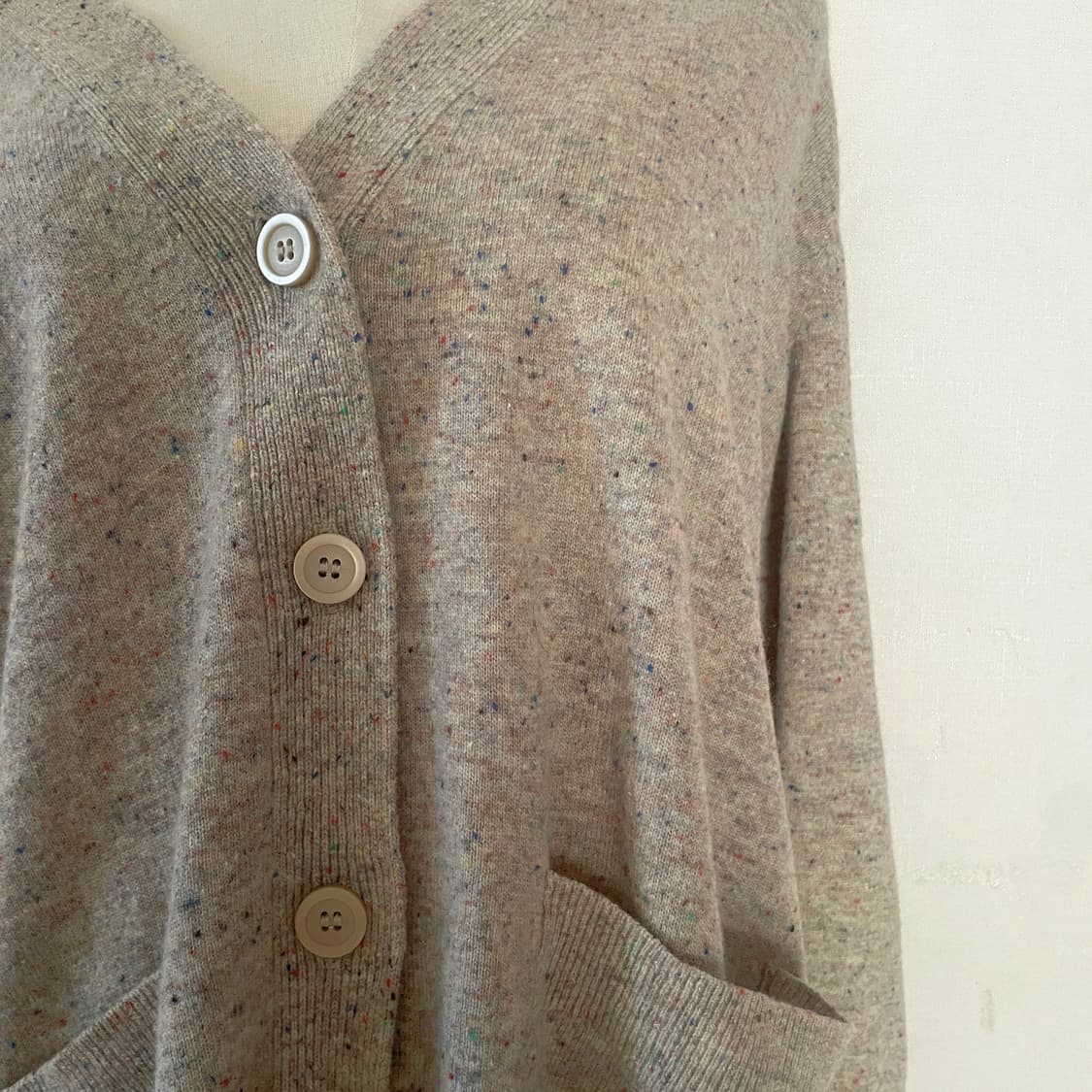 빈티지 가디건 울 가디건 모리 가디건 사와코 하구미 히피그런지 일본빈티지 상품이미지2