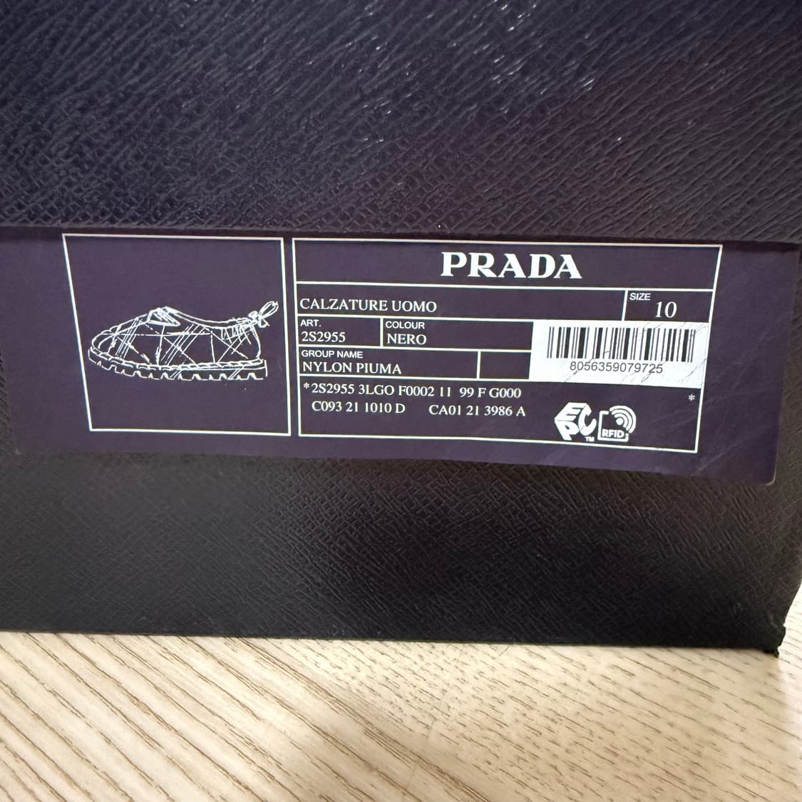 [정품] 프라다 리나일론 패딩 뮬 상품이미지6