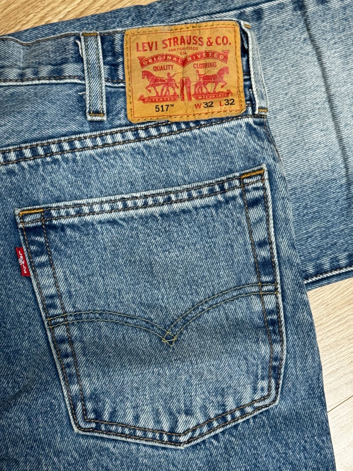 리바이스 517 0225 라이징선 32/32 새제품 상품이미지2
