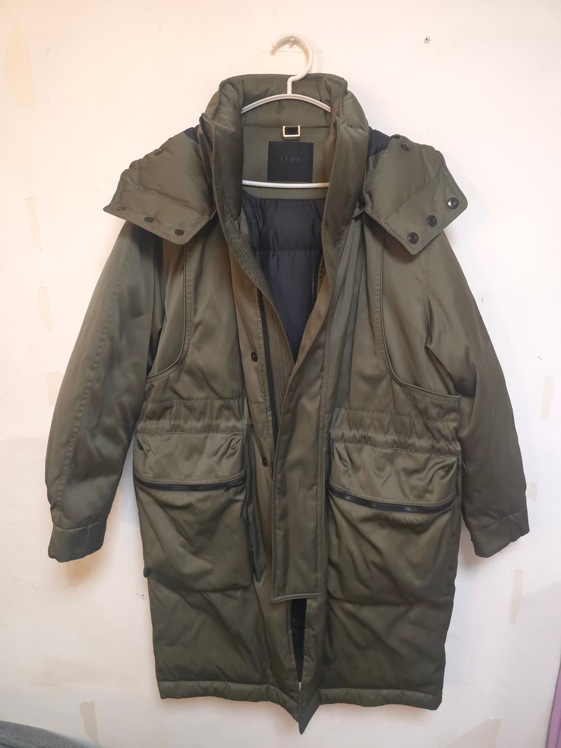 TIME 남성 카키 구스다운 점퍼 95 (100~110) 새상품 상품이미지4