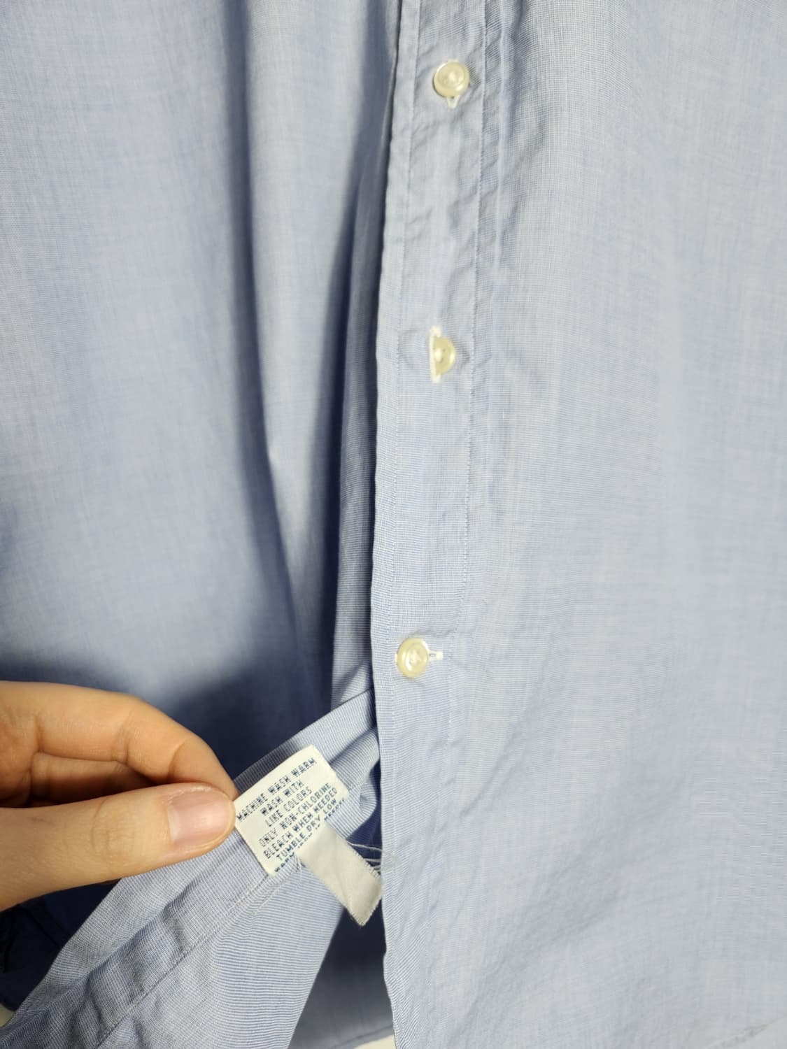 폴로 랄프로렌 스카이 블루 셔츠 상품이미지3