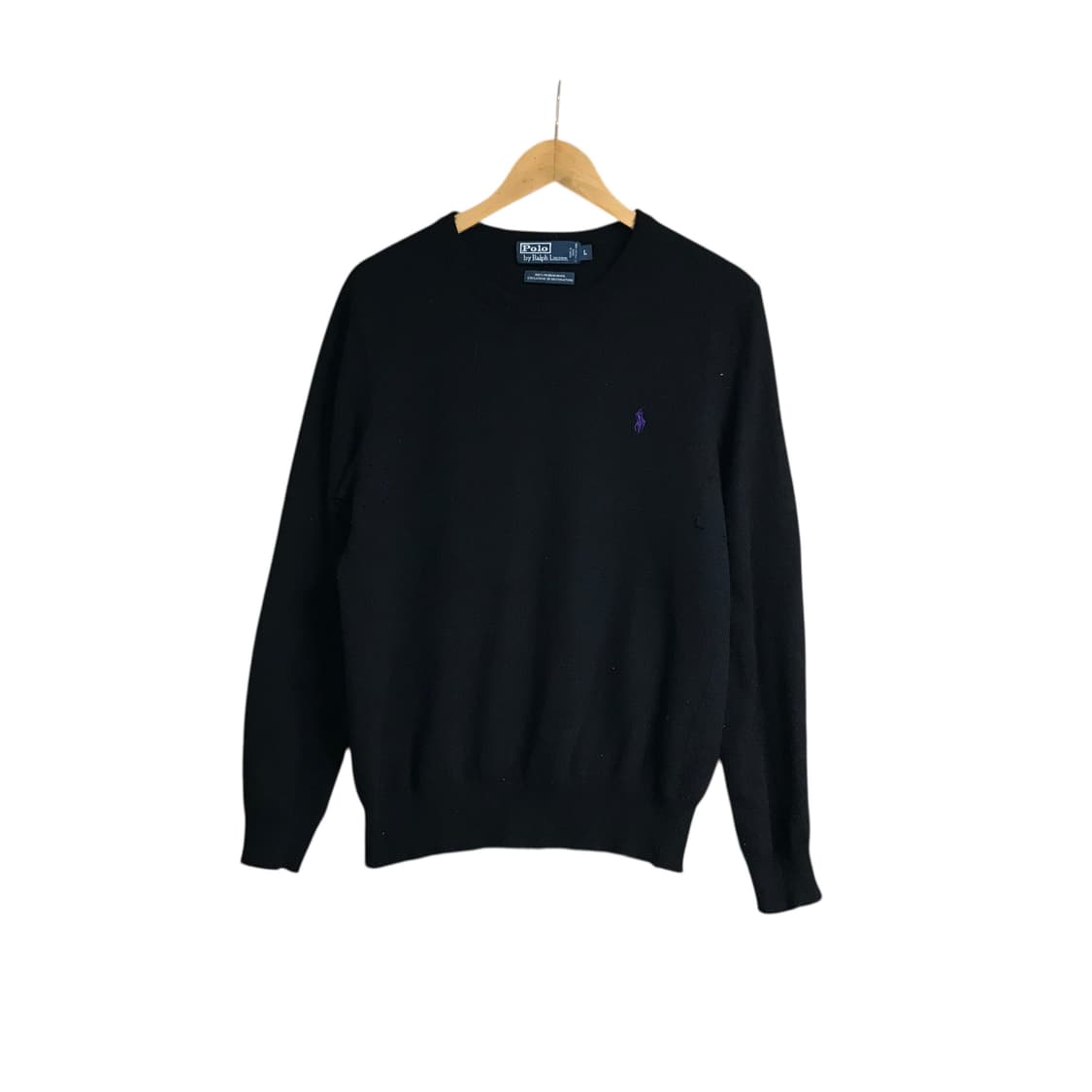 폴로 검정 니트 상품이미지2