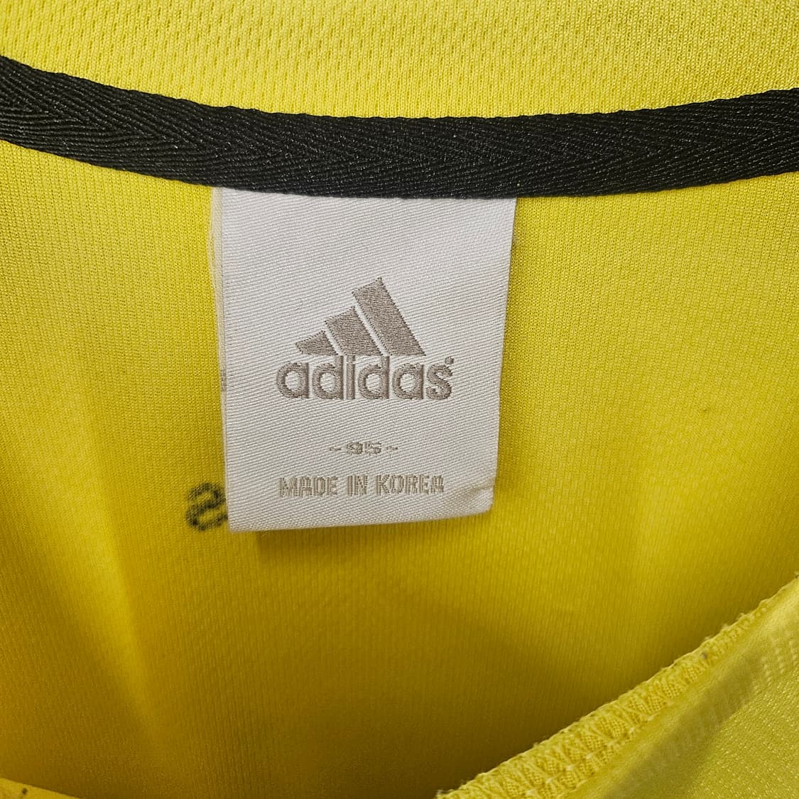 아디다스 기능성 반팔 티셔츠 옐로우 상품이미지5
