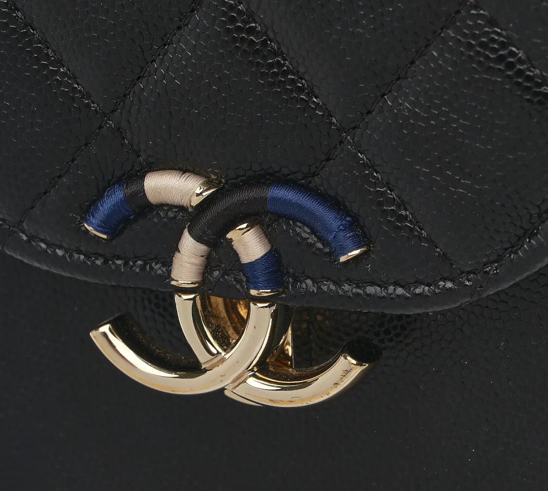 [S급] 샤넬 캐비어 폰홀더백 판매합니다!!! 상품이미지4