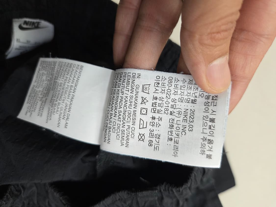나이키 자수 여성 반바지 xs 상품이미지5
