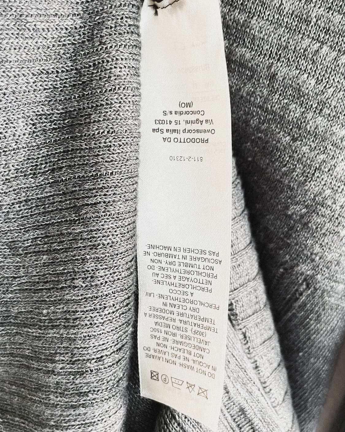 릭오웬스 SS19 BABEL 린넨 니트 상품이미지8