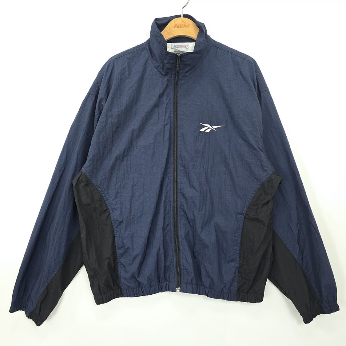 남성용 리복 Reebok 올드스쿨 바람막이 윈드브레이커 자켓 L 상품이미지1