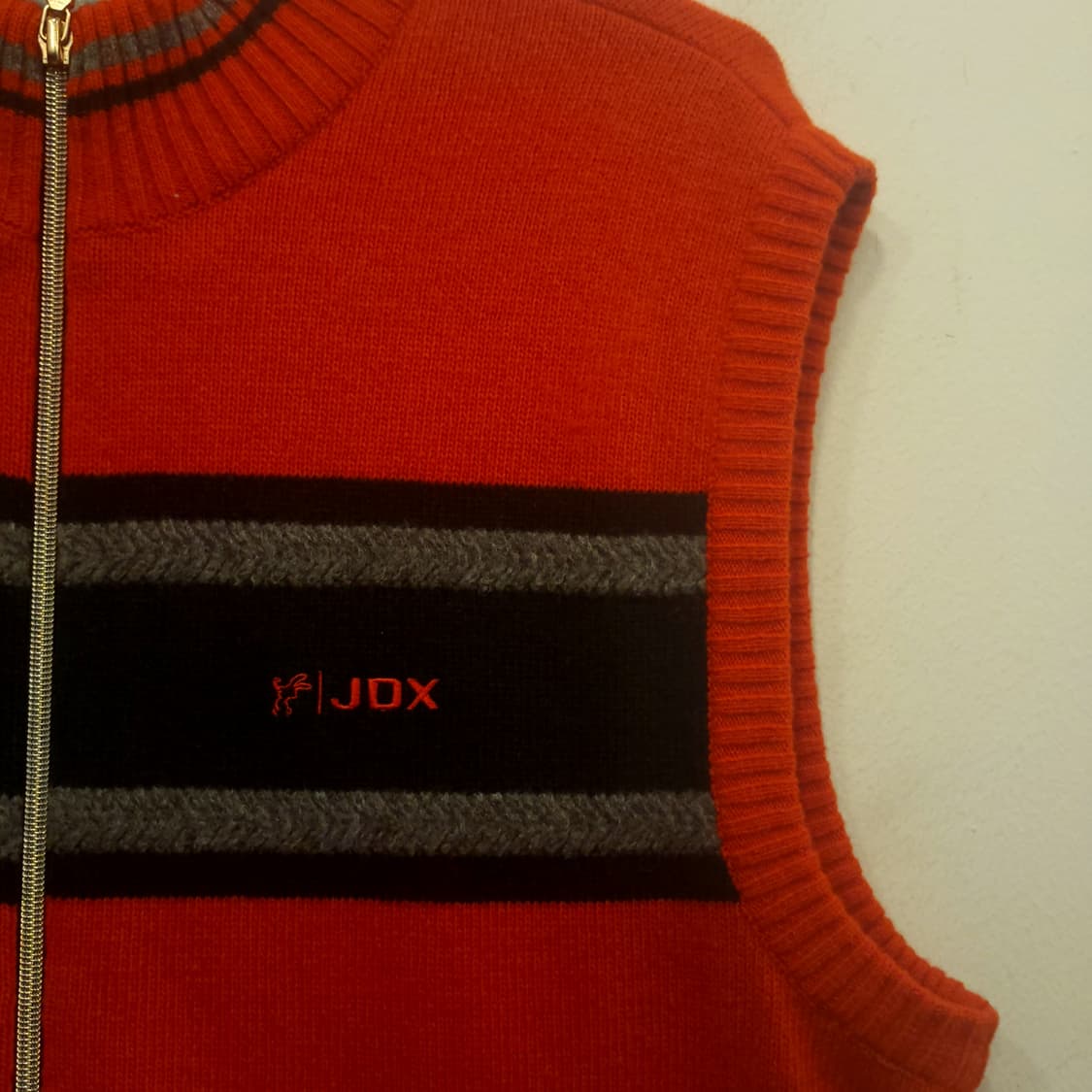 JDX 클래식 니트 집업 베스트 골프웨어/ 105 상품이미지1