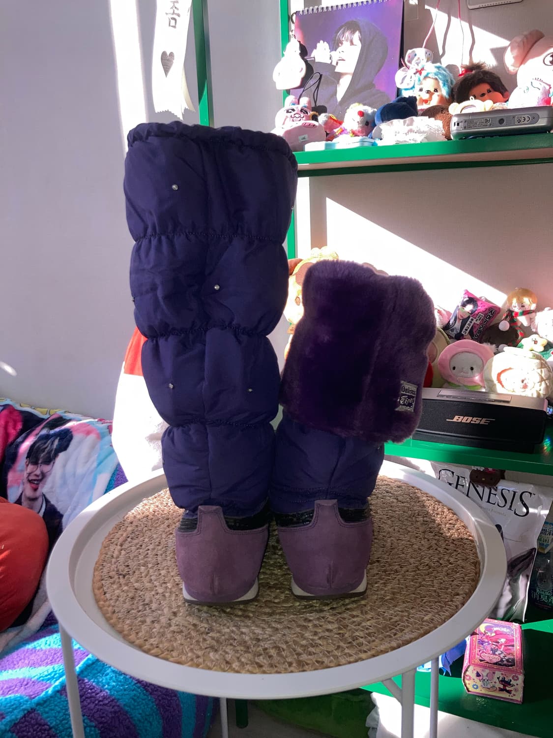 오니츠카 타이거 갸루 하구미 사와코 하치 나나 레그워머 큐빅 부츠 235 상품이미지3