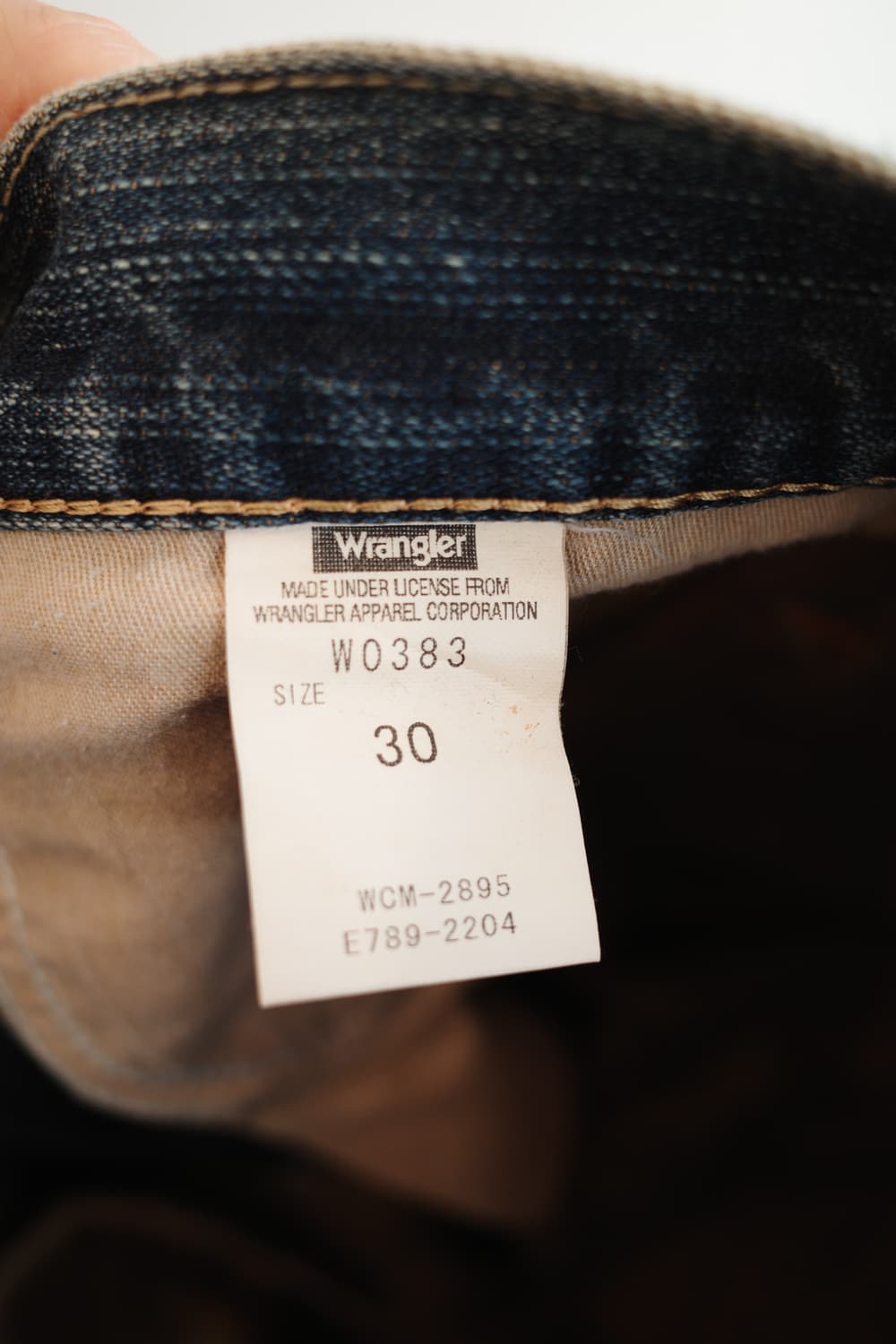 Wrangler 랭글러 워싱 데님팬츠 (31인치) 상품이미지6