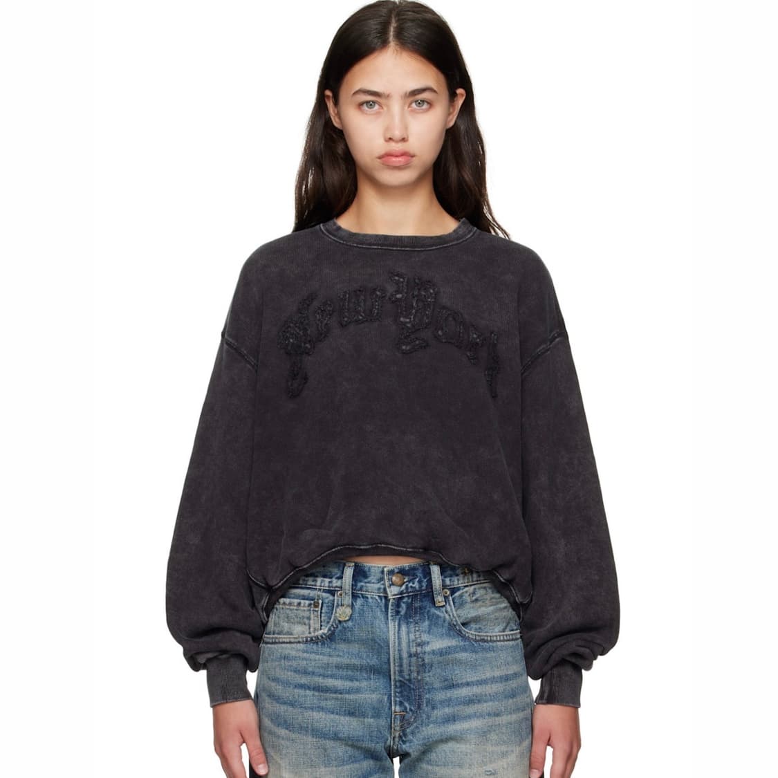 [XS,S,M,L]알써틴 R13 벌룬 워싱 스웨트셔츠 상품이미지1