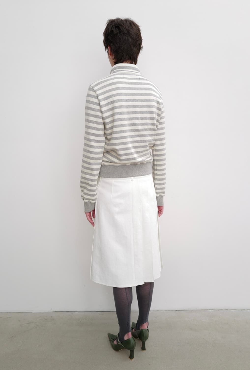 오픈와이와이 OPEN YY 아플리케 집업 그레이 M 상품이미지5