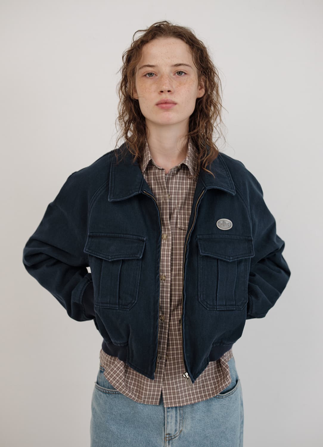 더바넷 여성 블루종 자켓 카멜(새상품) 상품이미지3