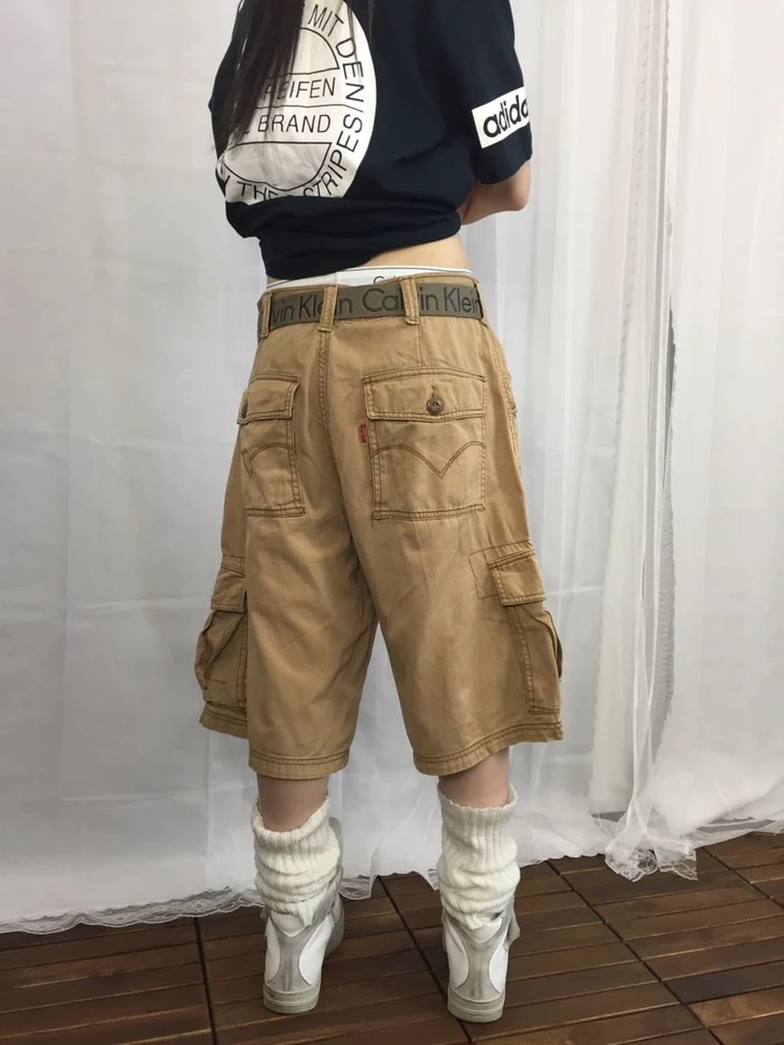 Levis Beige Cargo Shorts 상품이미지3