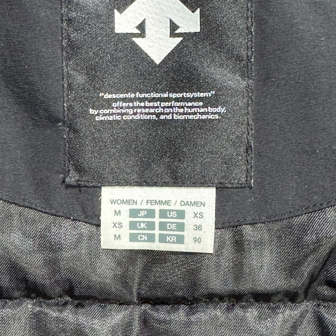 DESCENTE 데상트 캐나다 스피드 스케이팅팀 패딩 자켓 상품이미지6