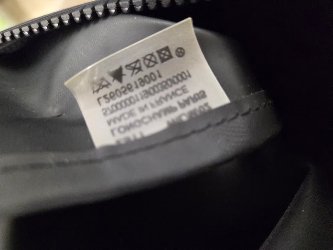 롱샴 르플리아쥬 블랙 토트백 M 상품이미지6