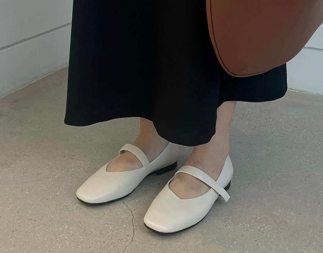 ROH SEOUL 메리제인 플랫슈즈 아이보리 상품이미지3