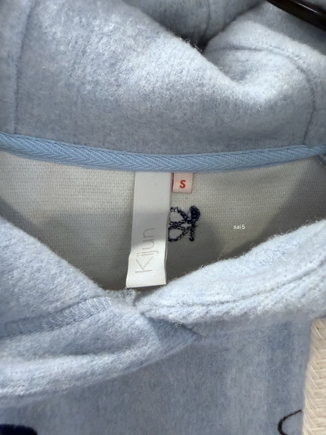 기준 플리스 크롭 후드티  상품이미지3