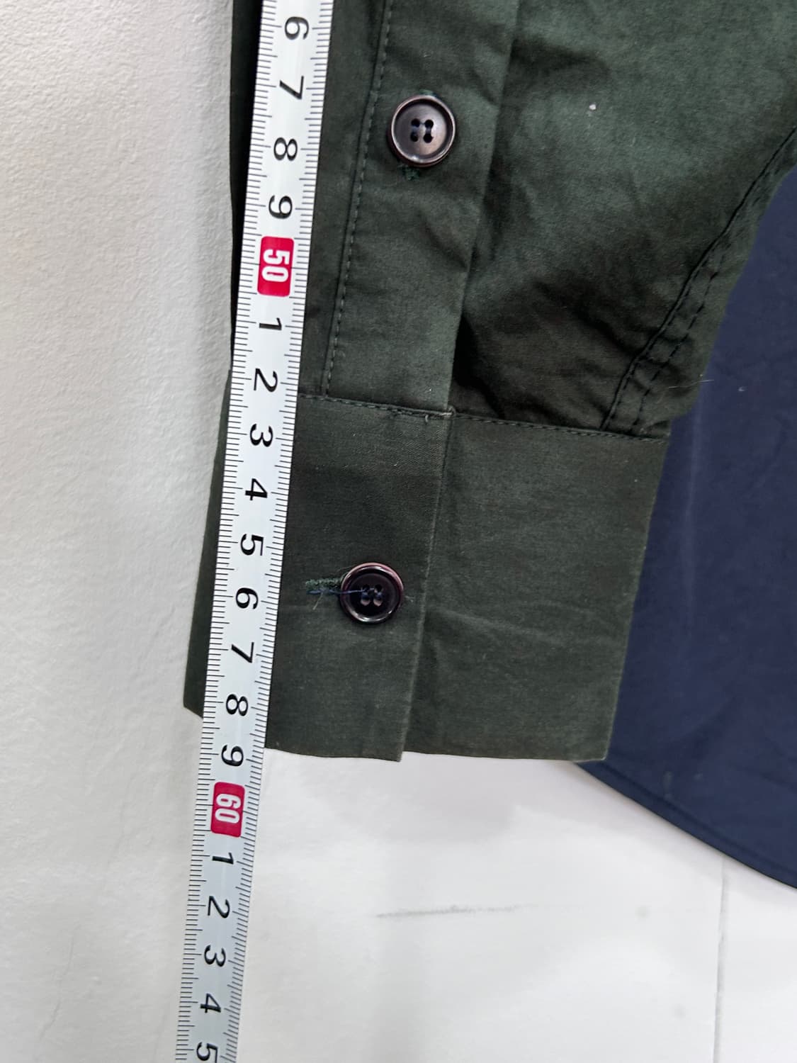 더일마 the ilma 페인트 스플래터 오버핏 셔츠 네이비카키 상품이미지10