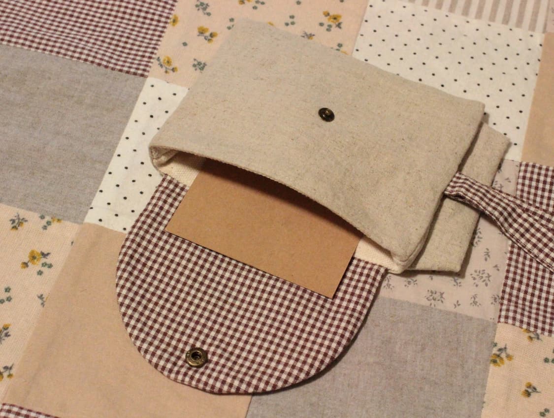 핸드메이드 린넨 셔츠 카드지갑 상품이미지9