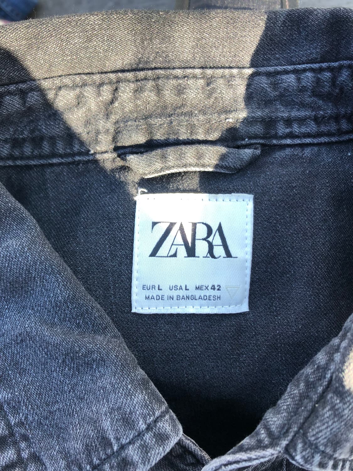 자라(zara) 웨스턴 데님 셔츠 상품이미지5