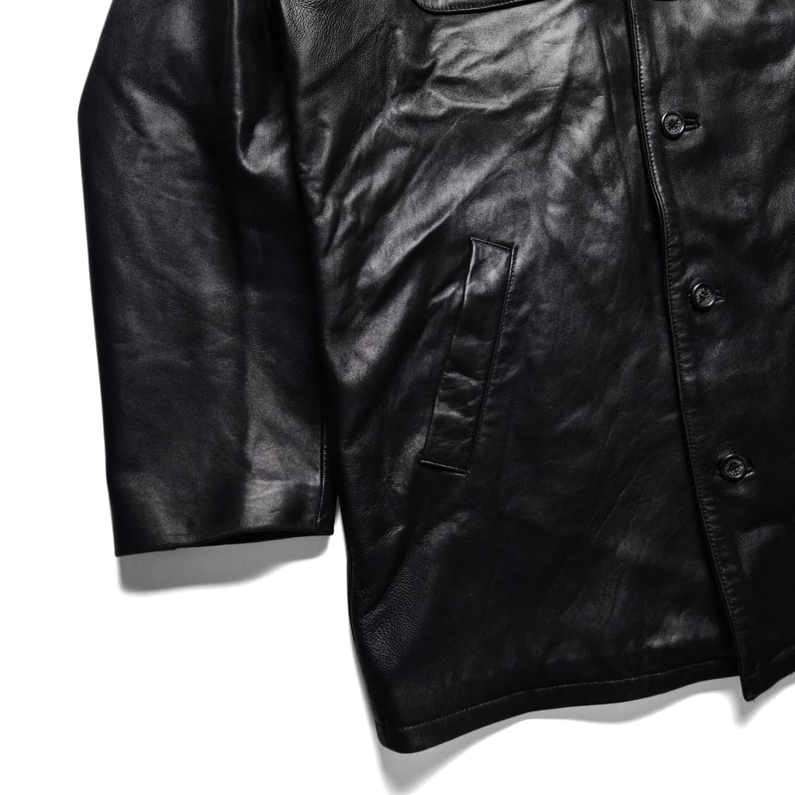 [L] 올드 바나나리퍼블릭 레더 카코트 상품이미지4