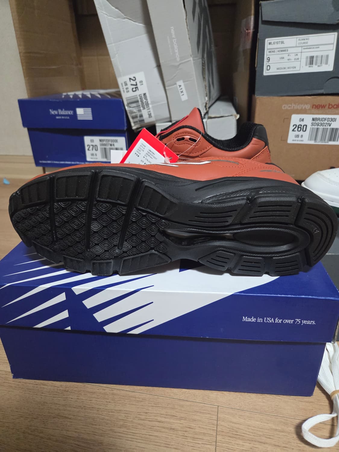 뉴발란스 USA 990 270 사이즈 U990RB4 상품이미지2