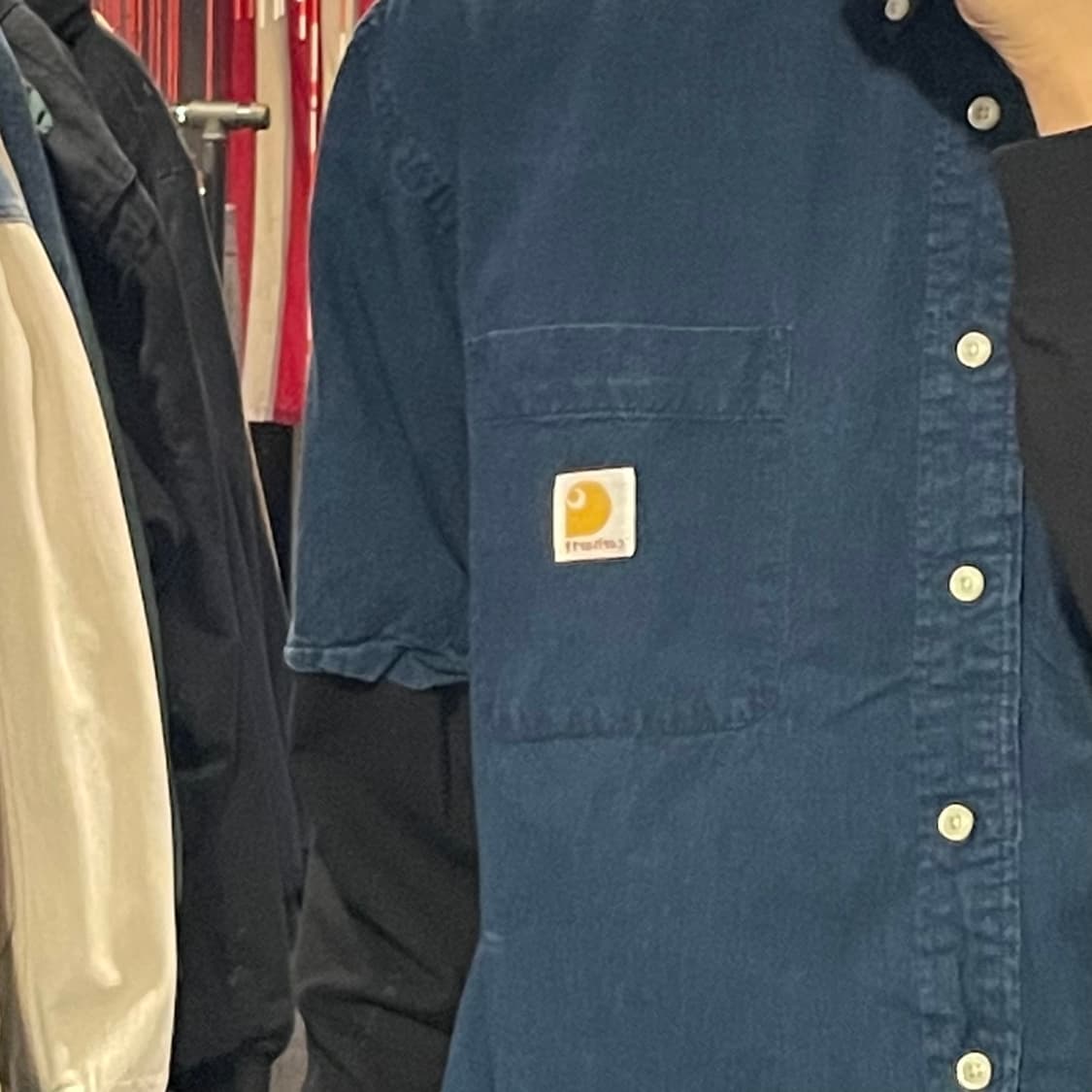 [IM] carhartt 칼하트 진청 반팔셔츠 상품이미지5