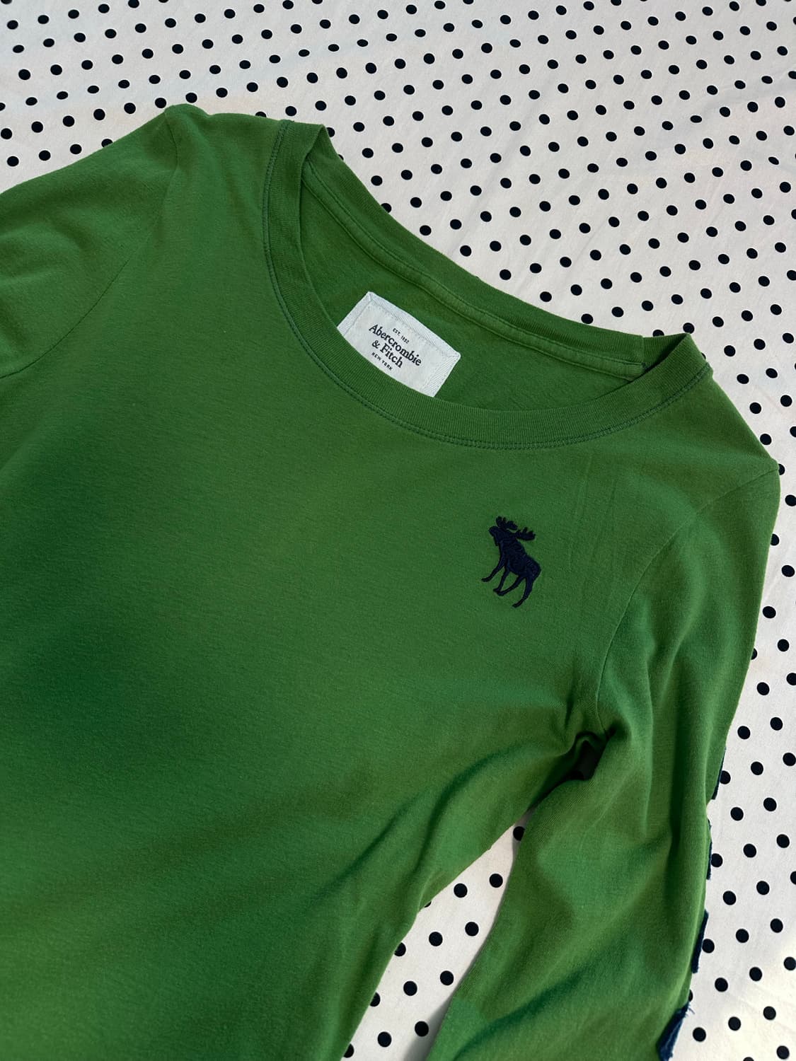 아베크롬비 로고패치 롱 슬리브 y2k 갸루 상품이미지2