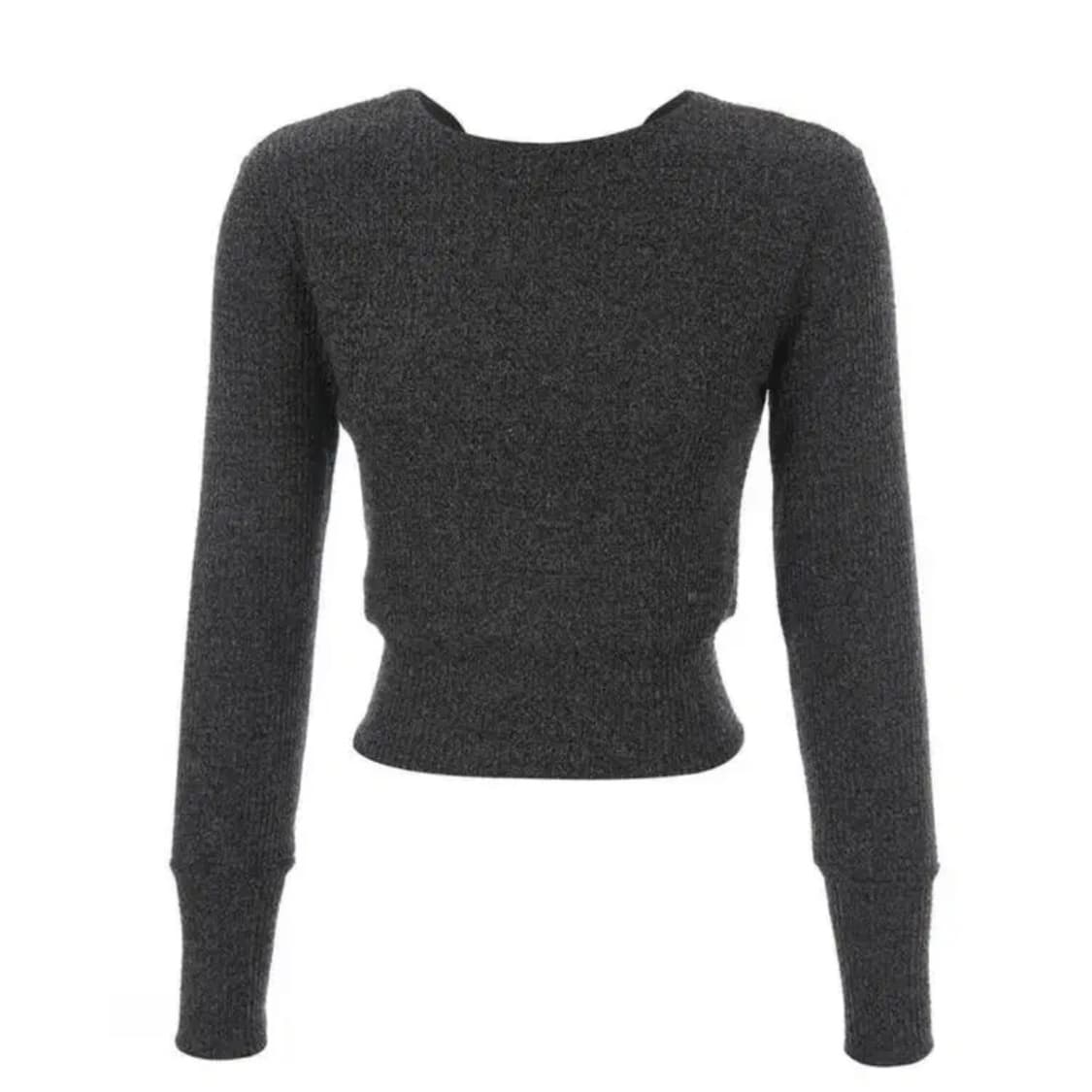 Wsc archive Ribbon 2-way knit cardigan 상품이미지2