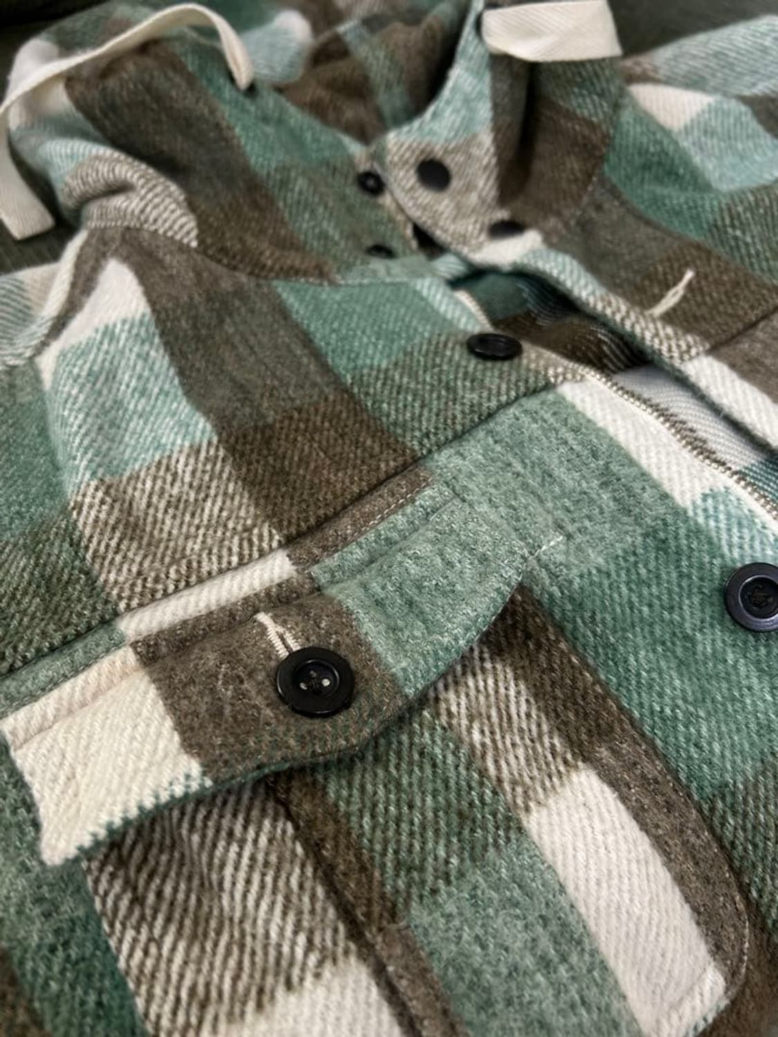 [48] 나이젤카본 코튼 플란넬 후드 셔츠 자켓 상품이미지8